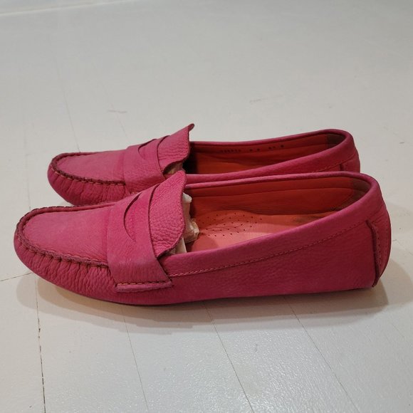 Cole Haan Fuchsia Leather Loafers - Picture 4 of 4